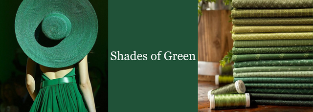 Green Colour Fabric