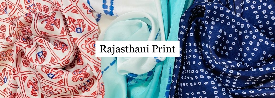Buy Rajasthan Print Fabric Online India