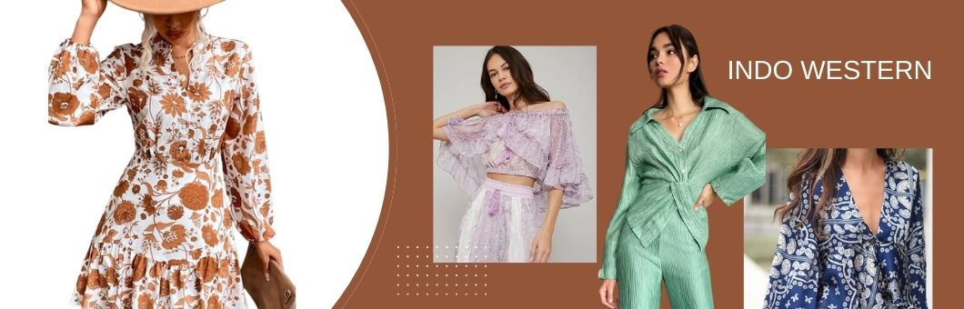 Buy Indo Western Fabric Dress Online