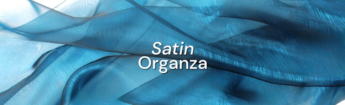 Buy Satin Organza Fabric Material Online India