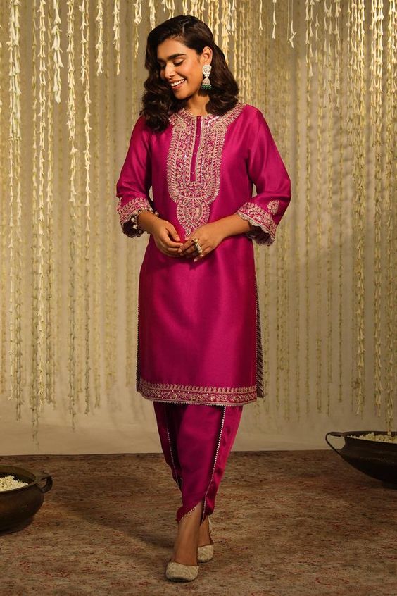 silk anarkali dress material Silk Anarkali Dress Materials Rose Gold Color Zari Weave Tissue Silk Anarkali Suit Set With