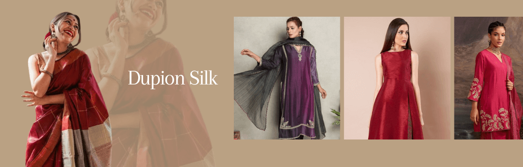 Buy Dupion Silk Fabric Online