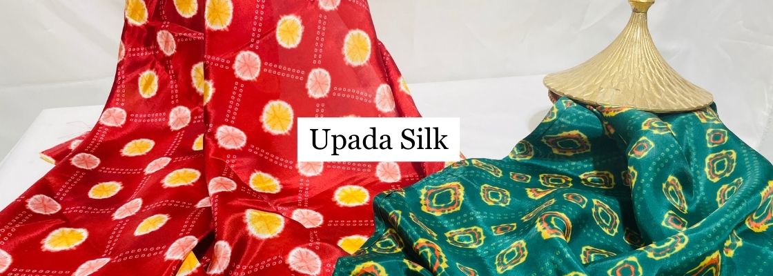 Buy Upada Silk Fabric Online India