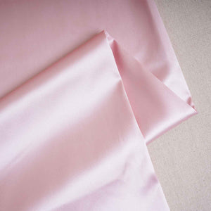 Baby Pink Solid Celina Satin Fabric OE-29007 - TradeUNO