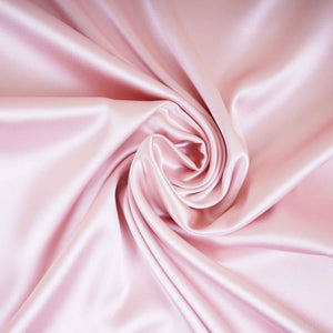 Baby Pink Solid Celina Satin Fabric OE-29007 - TradeUNO
