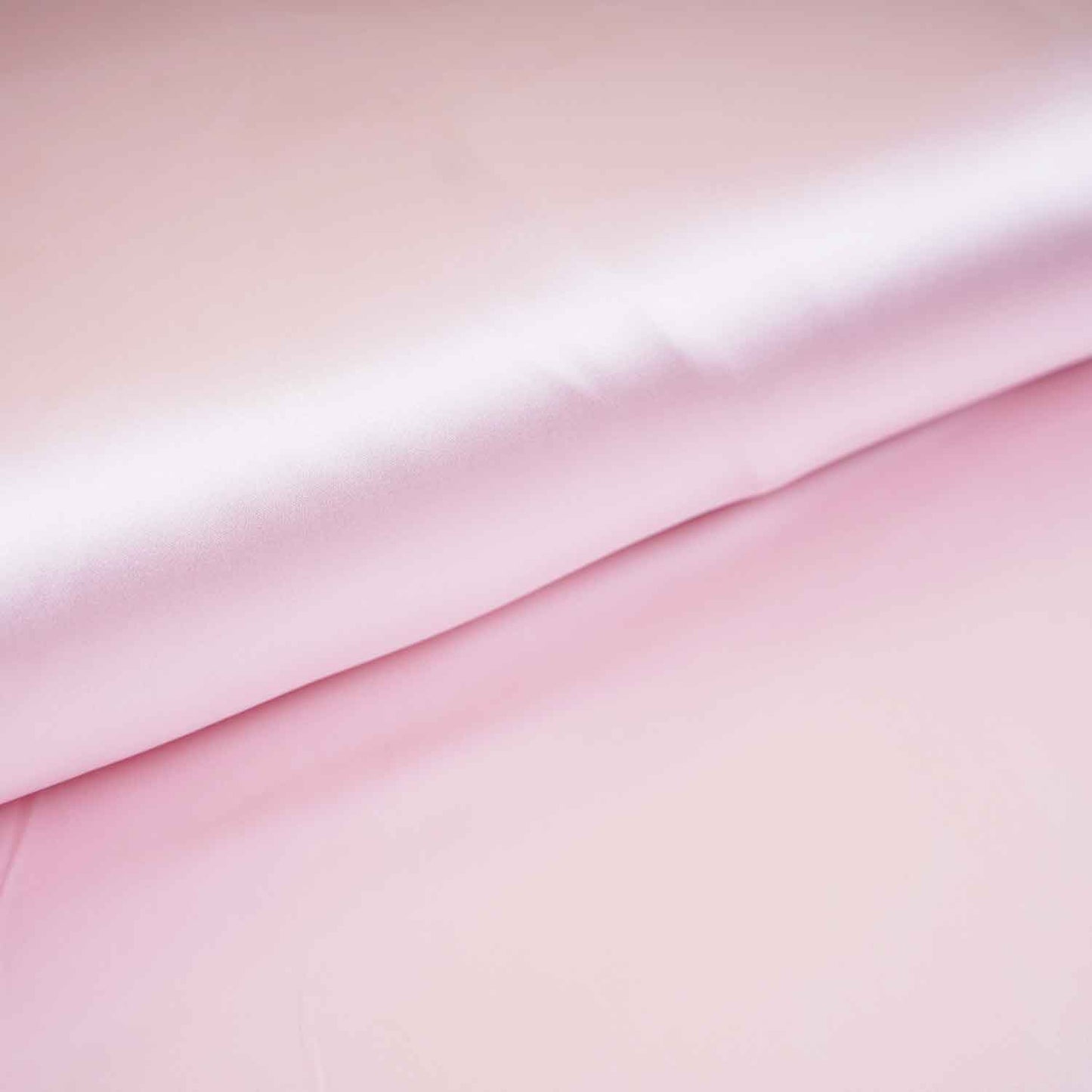 Baby Pink Solid Celina Satin Fabric OE-29007