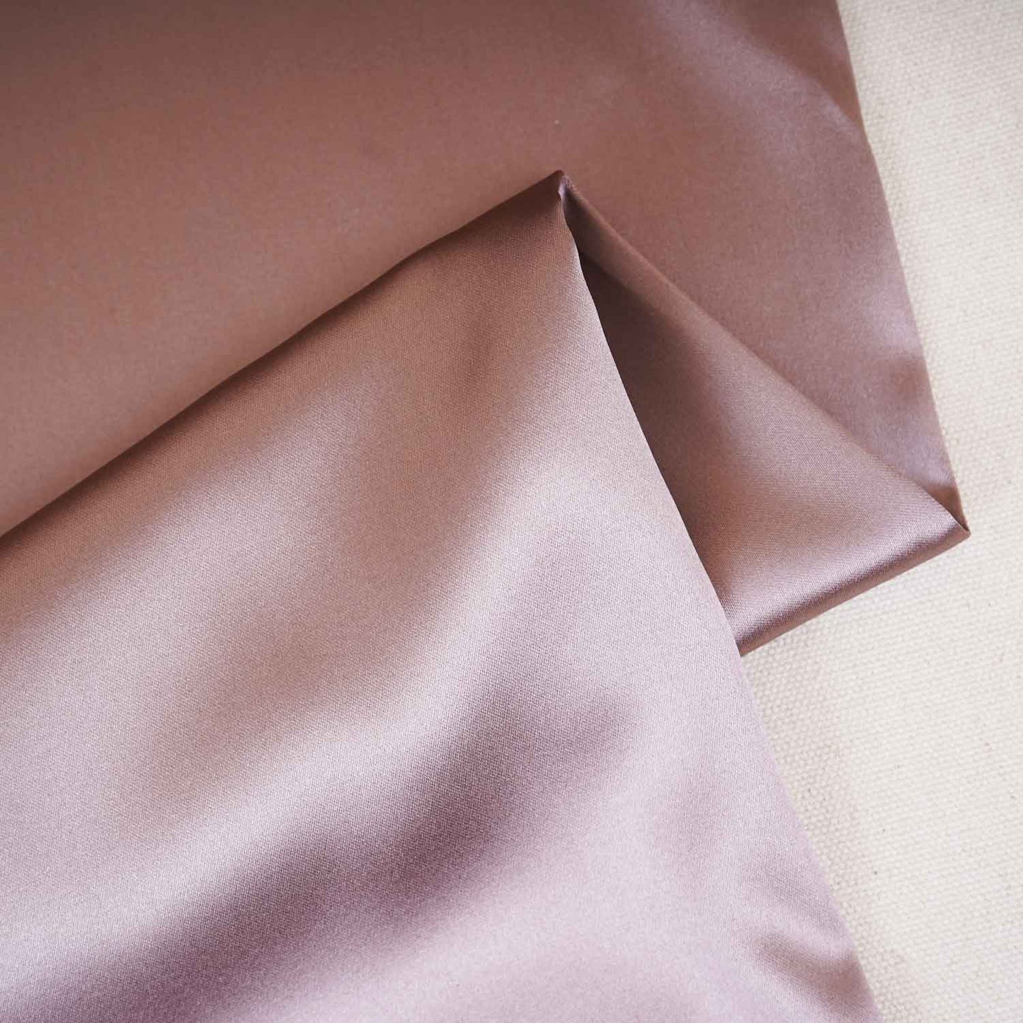 Metalic Grey Solid Celina Satin Fabric OE-29008