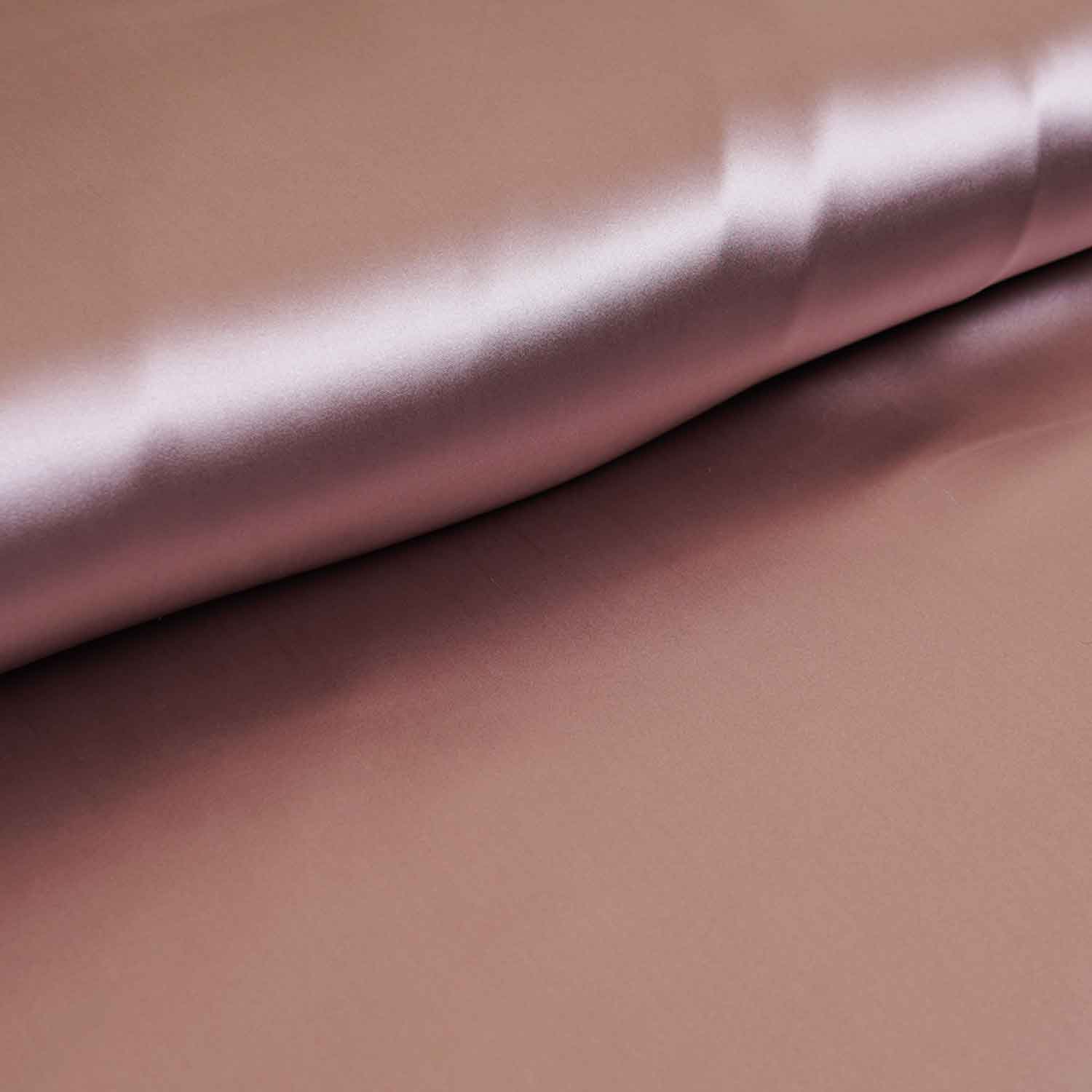 Metalic Grey Solid Celina Satin Fabric OE-29008 - TradeUNO