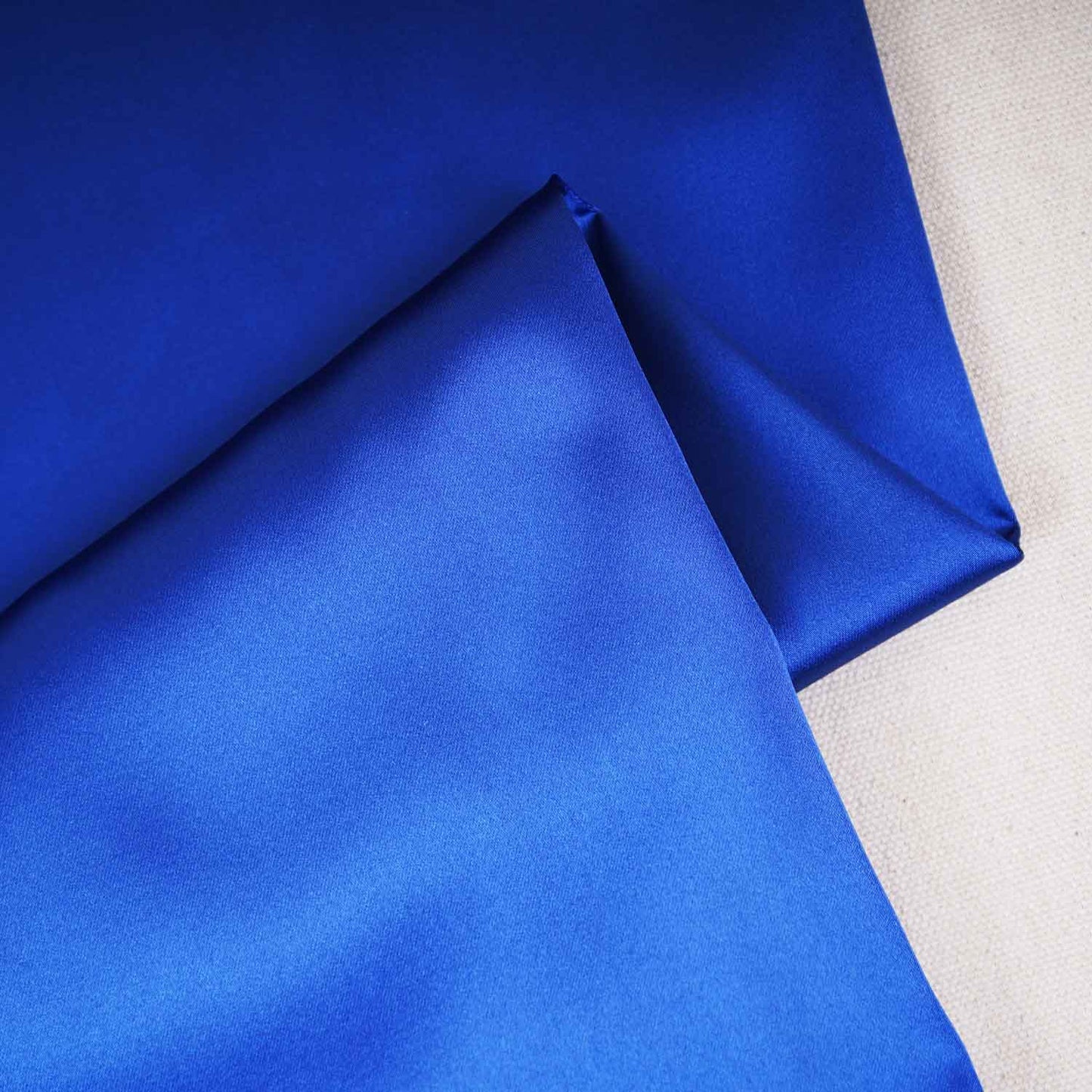 Royal Blue Solid Celina Satin Fabric OE-29009