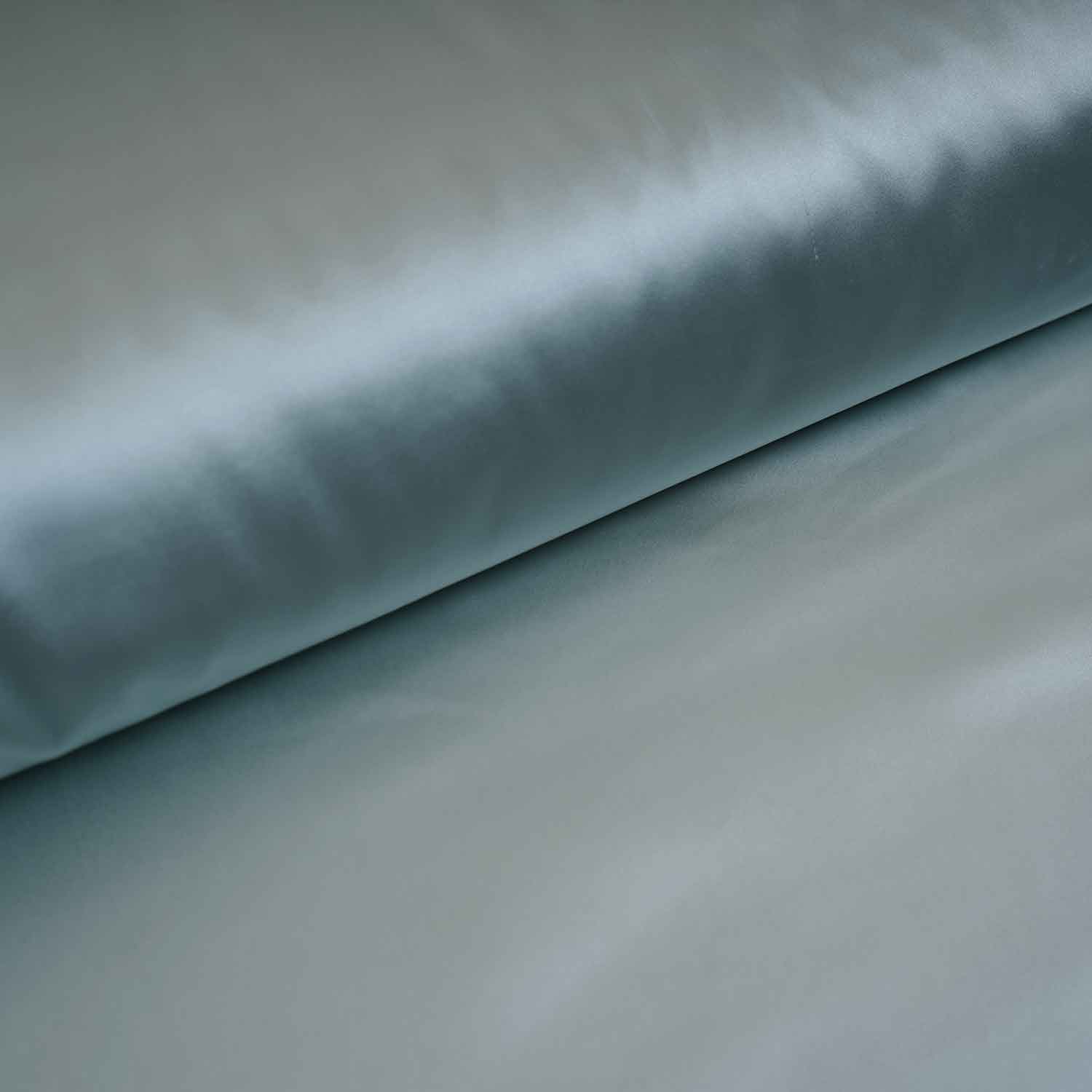 Mint Green Solid Celina Satin Fabric OE-29013 - TradeUNO