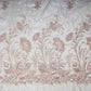 Golden Floral Cutdana Sequnis embroidery Tissue Fabric WI-29021