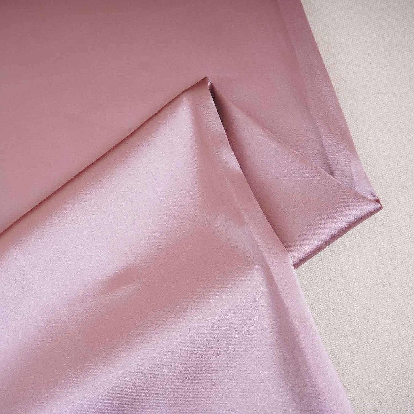 Blush Pink Solid Celina Satin Fabric OE-29025