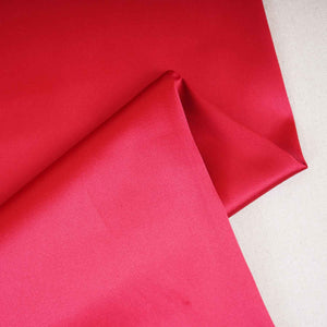 Dark Red Solid Celina Satin Fabric OE-29026 - TradeUNO