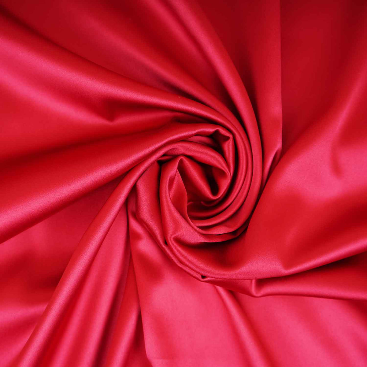 Dark Red Solid Celina Satin Fabric OE-29026 - TradeUNO