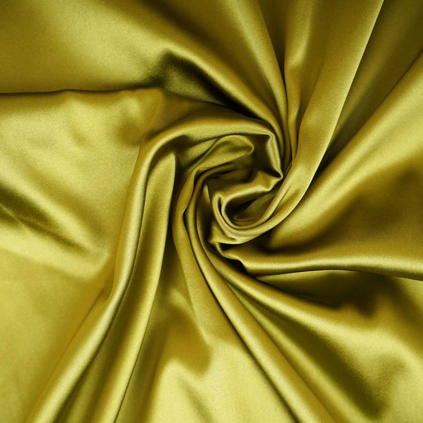 Olive Green Solid Celina Satin Fabric OE-29028