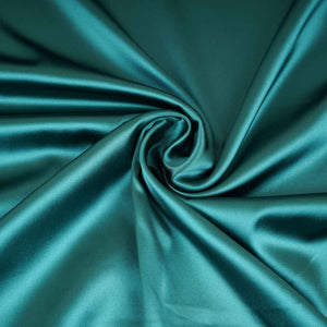 Dark Green Solid Celina Satin Fabric OE-29029 - TradeUNO