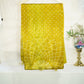 Mustard Floral Dupatta Mashru Silk Fabric