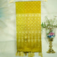 Mustard Floral Dupatta Mashru Silk Fabric
