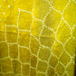 Mustard Floral Dupatta Mashru Silk Fabric