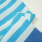 White Blue Stripes Cotton Casement TU 1036