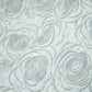 White & Black Floral Print Satin AFC-11186  