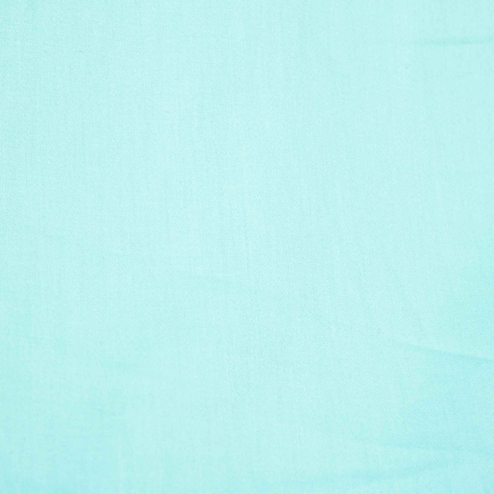 Aqua Blue Solid Cotton Satin MSMR-11236