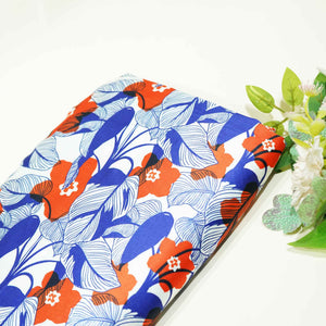 Multicolor Floral Print Japan Satin VC-11312