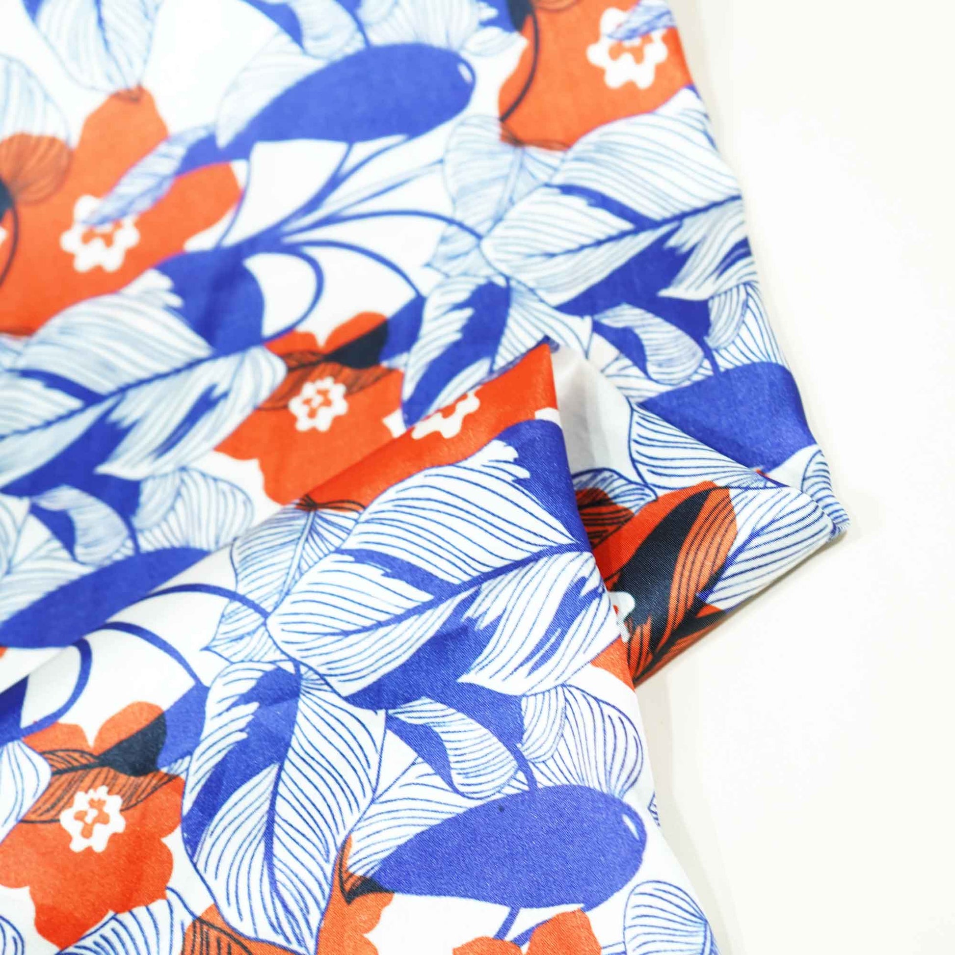 Multicolor Floral Print Japan Satin VC-11312