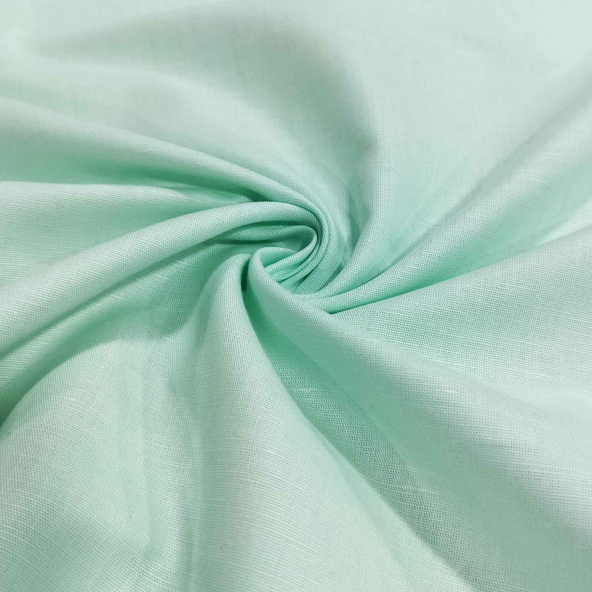 Mint Green Solid Cotton linen MKT-11495