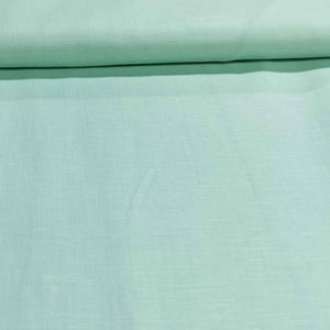 Mint Green Solid Cotton linen MKT-11495