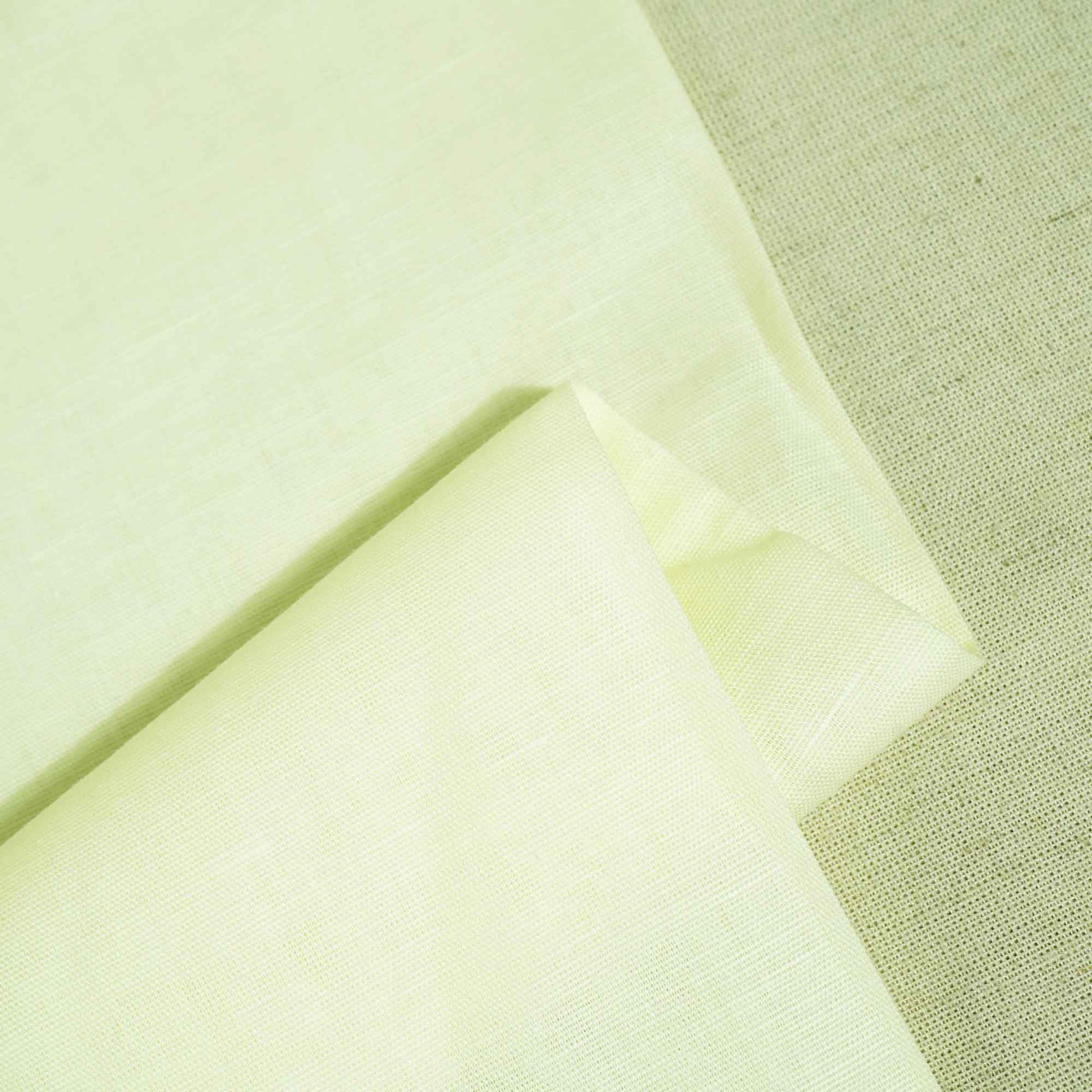 Yellow Solid Cotton linen MKT-11499