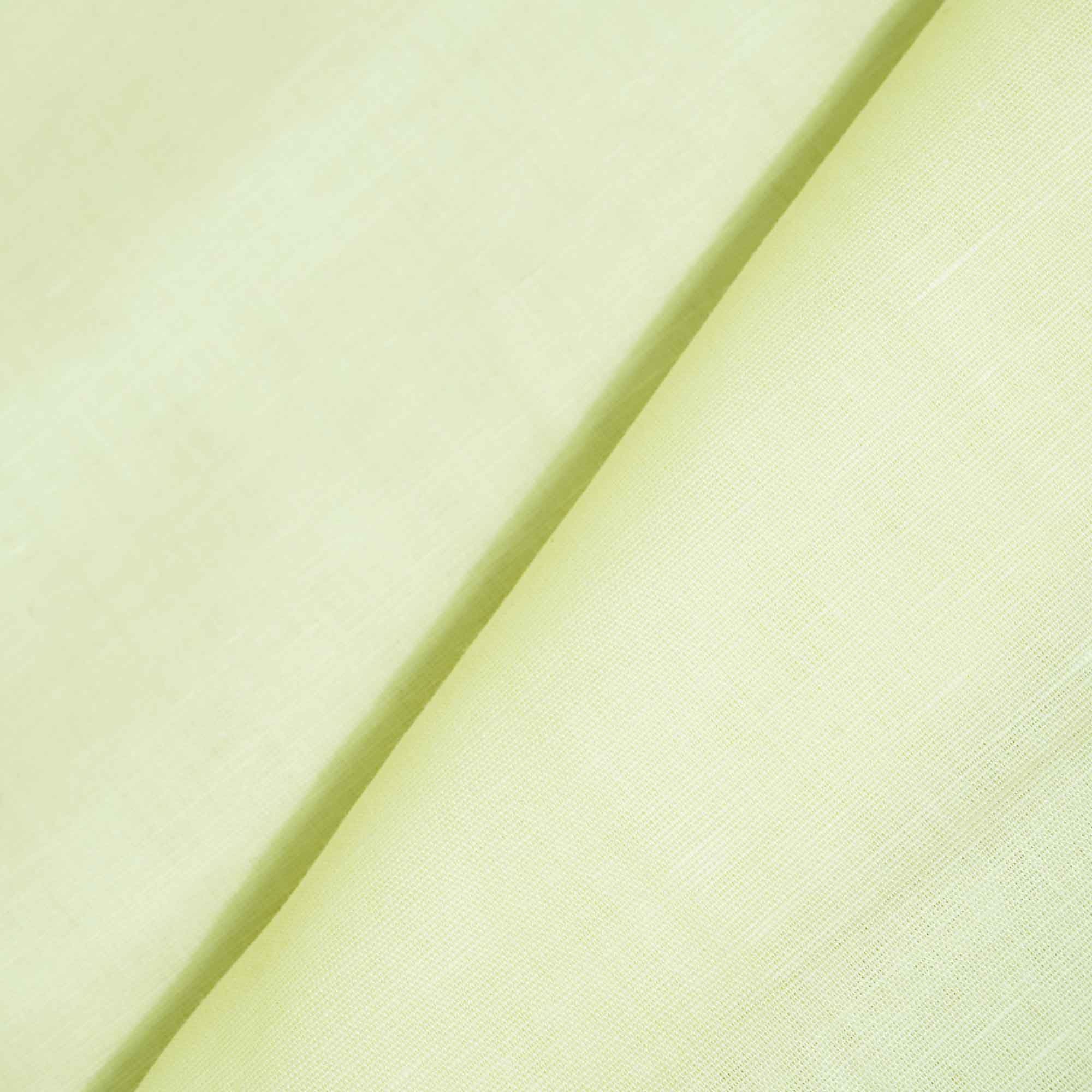 Yellow Solid Cotton linen MKT-11499