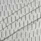 White & Black Stripe Print Cotton Fabric