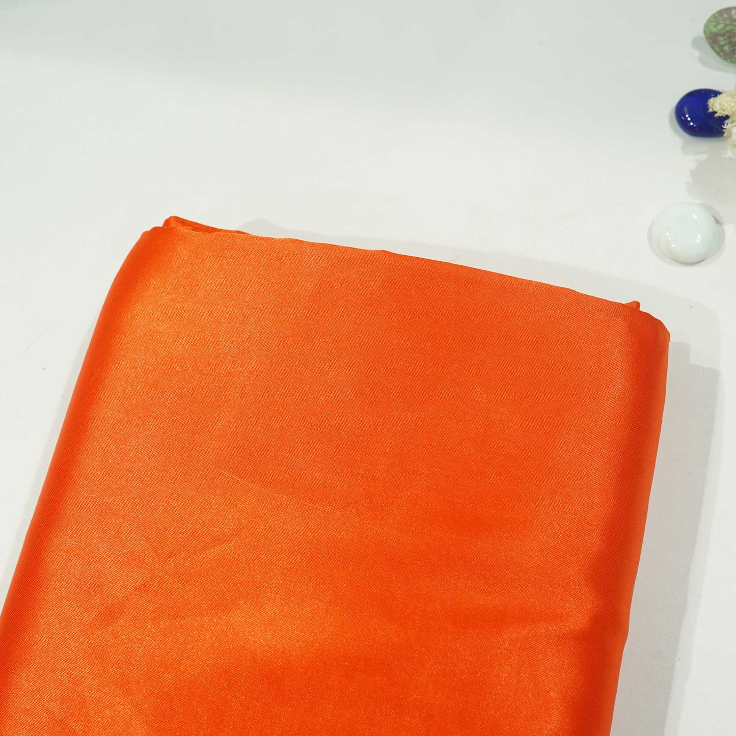 Orange Solid Satin KAT-11607