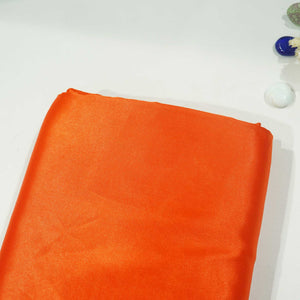 Orange Solid Satin KAT-11607