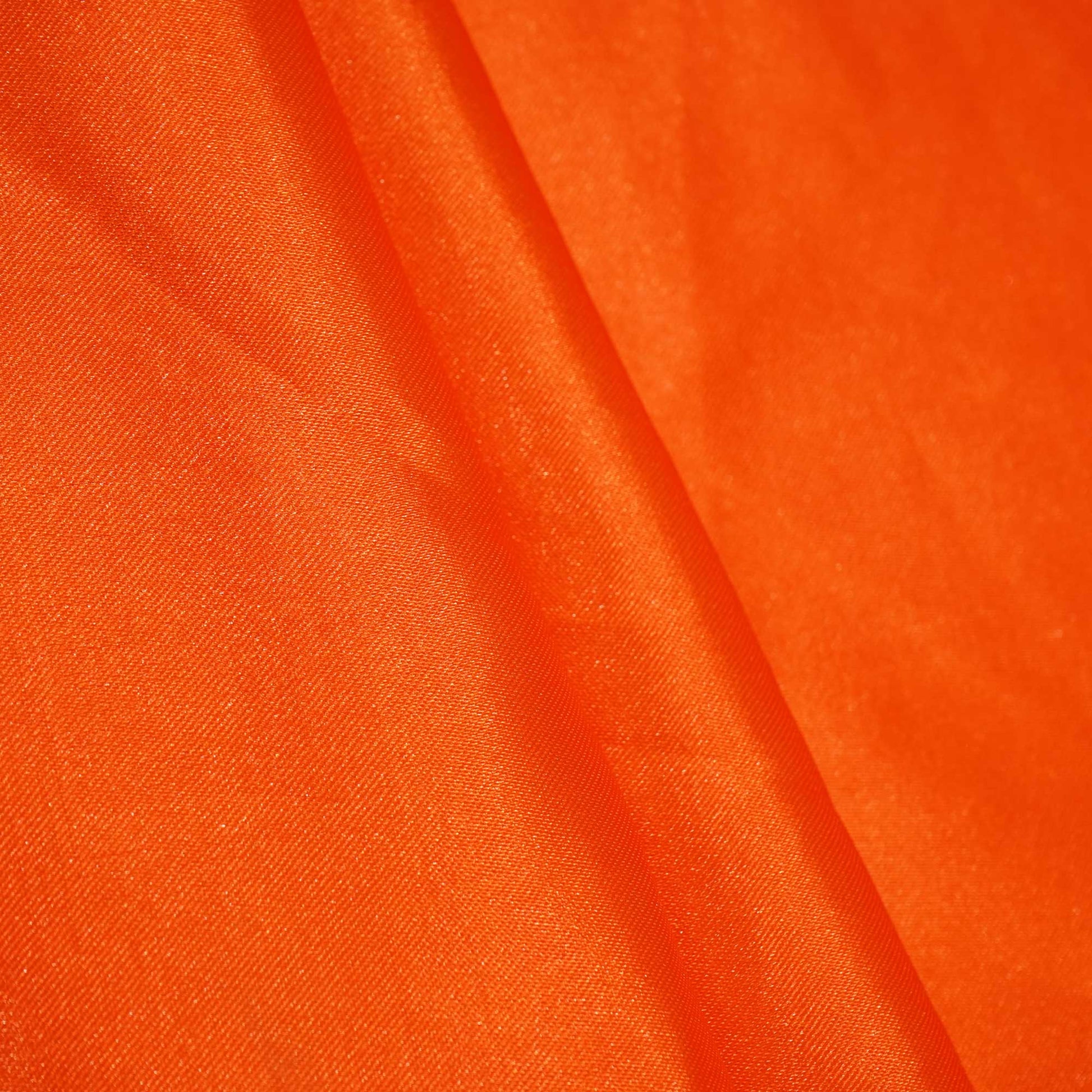 Orange Solid Satin KAT-11607