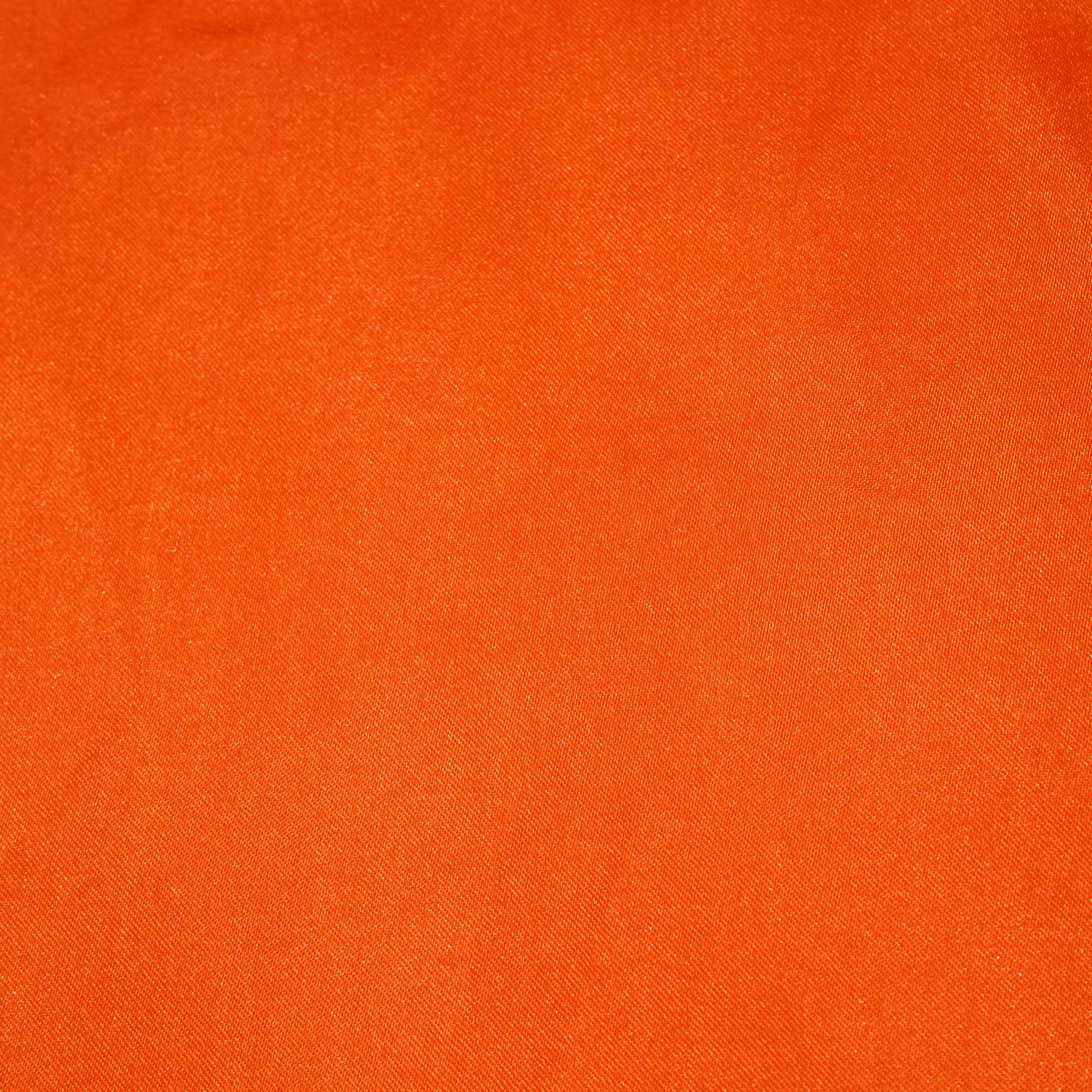 Orange Solid Satin KAT-11607