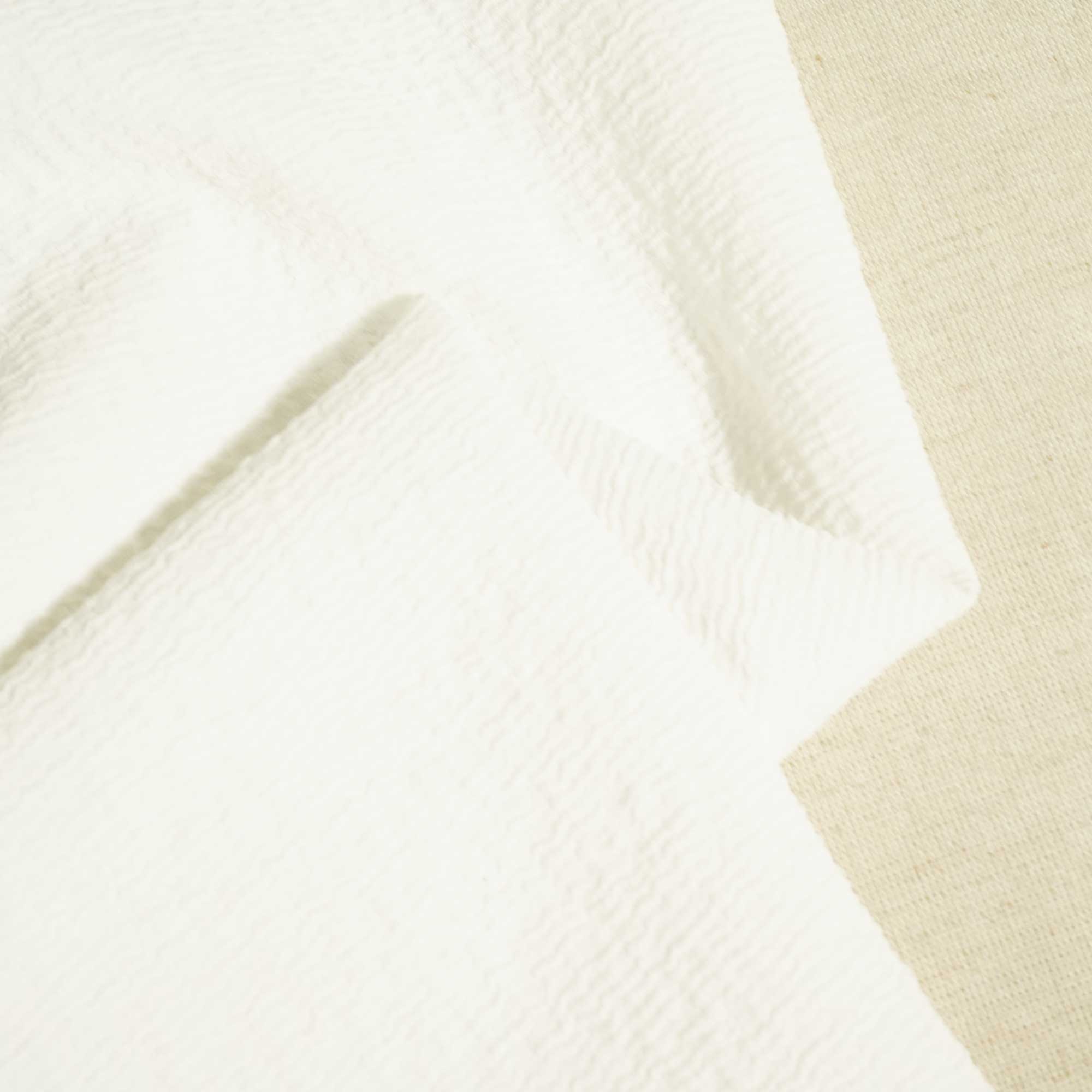 White Solid Moss Crepe TU-11810