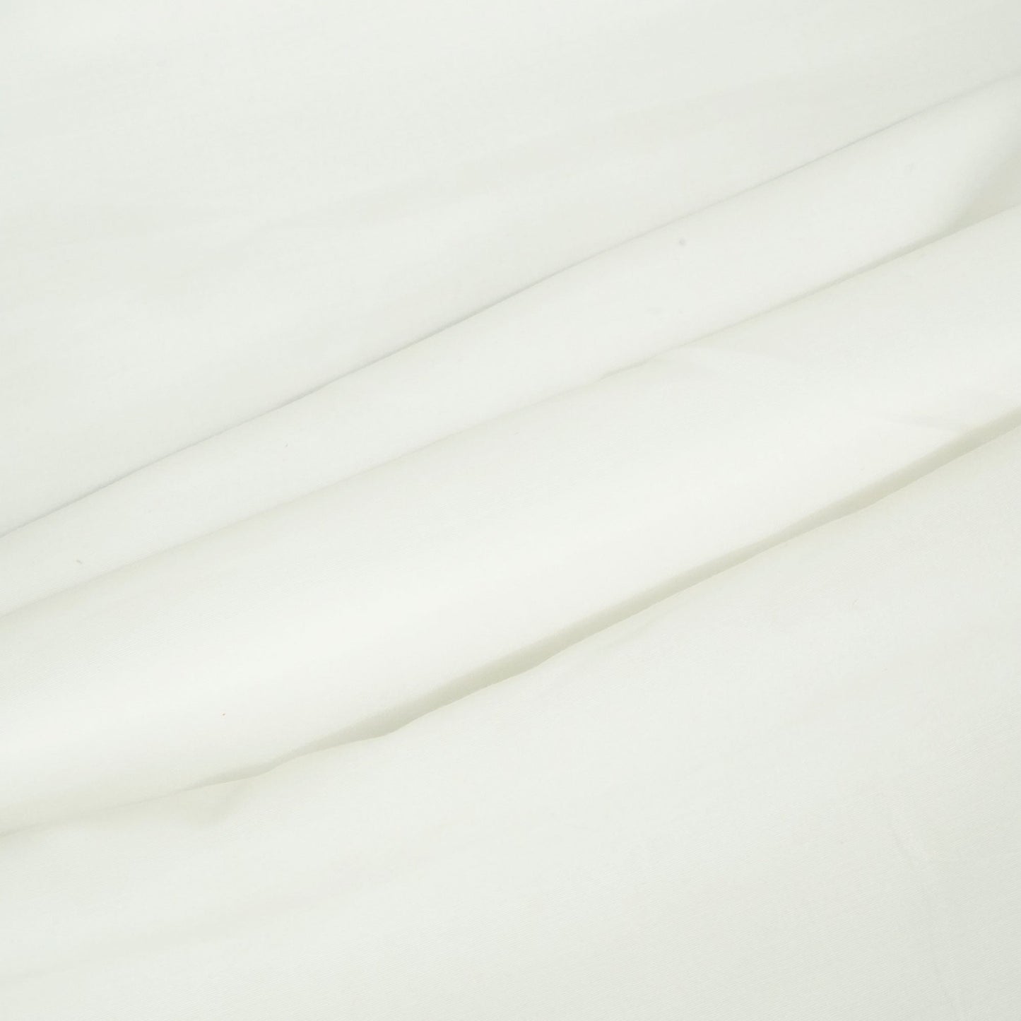 White Solid PC Cotton Fabric TU-11936