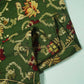 Dark Green Madhubani Print Dola Silk Jacquard KOT-11998