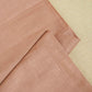 Peach Pink Solid Cotton Linen MKT-12210