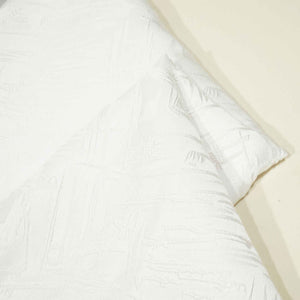 White Shimmer Brocade Jacquard OE-12352