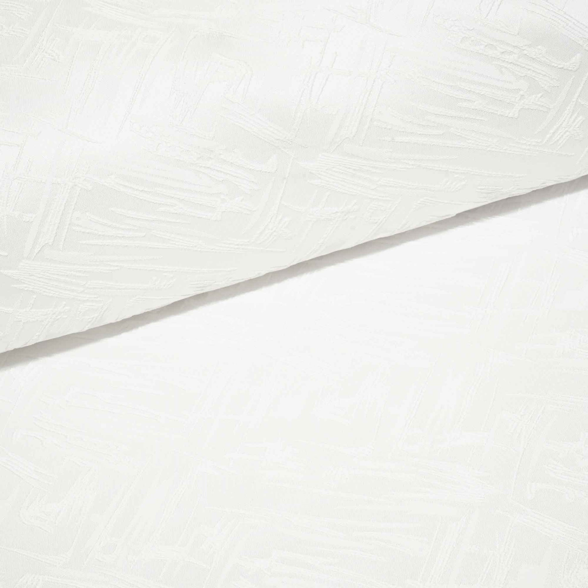 White Shimmer Brocade Jacquard OE-12352