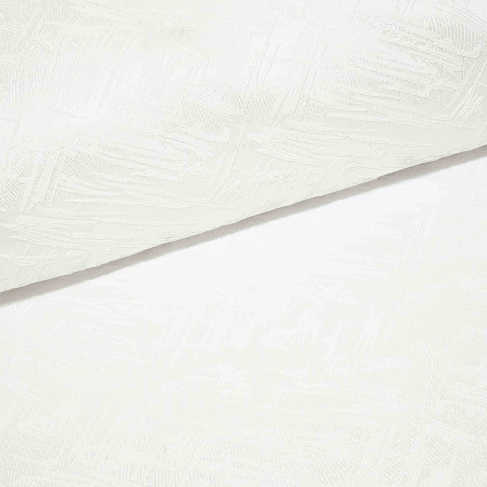 White Shimmer Brocade Jacquard OE-12352