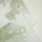 White & Golden Floral With Lurex Organza Jacquard OE-12415  