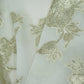 White & Golden Floral With Lurex Organza Jacquard OE-12415  