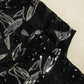 Black & Silver Imported Sequence Embroidery Net CF-12474