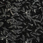 Black & Silver Imported Sequence Embroidery Net CF-12474