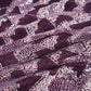 Maroon & Silver Beads Imported Sequins Embroidery Net Fabric