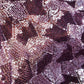 Maroon & Silver Beads Imported Sequins Embroidery Net Fabric